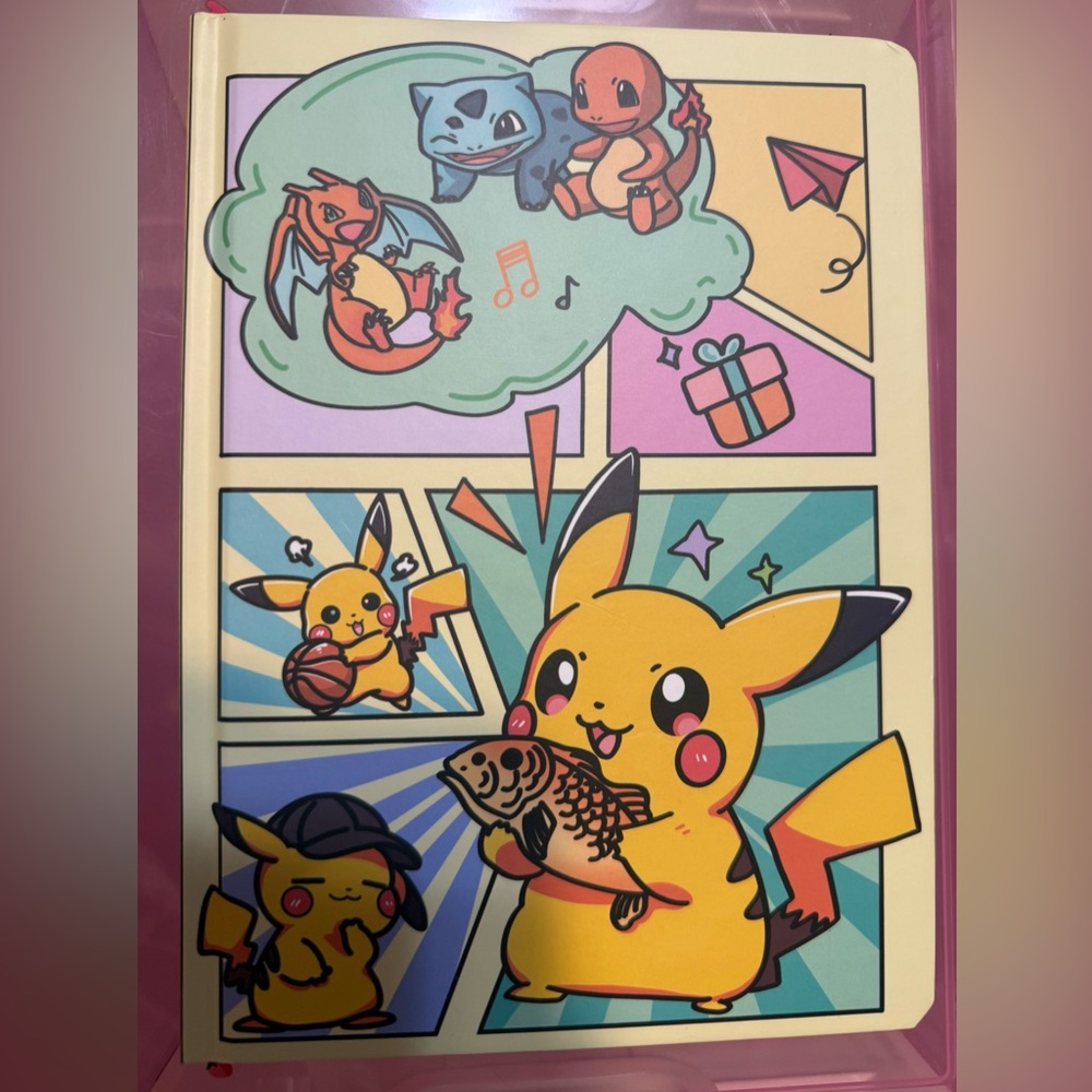 🆕 Hard cover Pokemon Notebook